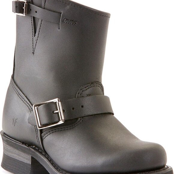 Frye Black Engineer 8r Short - Picture 2 of 7